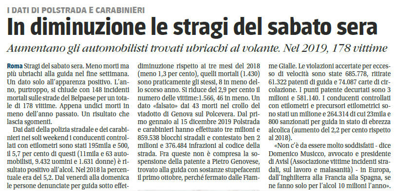 musicco stragi sabato