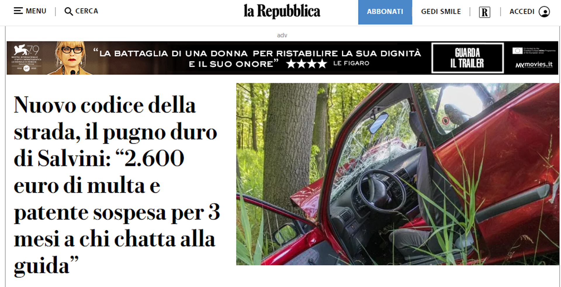 codice della strada